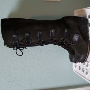 Sorel Joan of Ark knee length wedge Leather Boots size 7.5